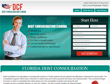 Tablet Screenshot of debtconsolidation-fl.net